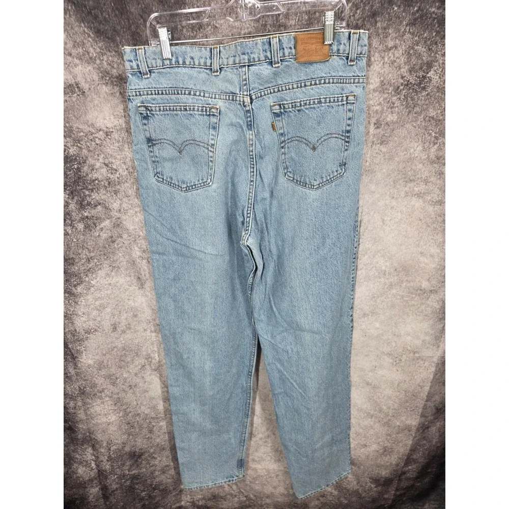 Vintage 90s Levi's 880 Jeans Men 36 X36 Blue Straight Lightwash USA Tag 38x36